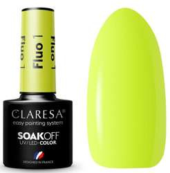 Claresa Lakier Hybrydowy Fluo 01
