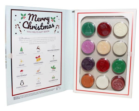 Airpure KSIĄŻKA Merry Christmas Woski Zapachowe Do Kominka KRÓWKA 132g