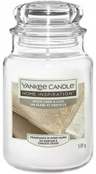 Yankee Candle Świeca Zapachowa 538g White Linen & Lace