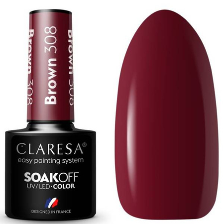 Claresa Lakier Hybrydowy Brown 308