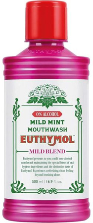 Euthymol  Mild Mint Mouthwash Płyn Do Płukania Ust Bezalkoholowy 500ml