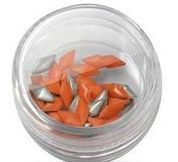 Silcare Ćwieki Neon Ozdoby Do Paznokci Romb Pomarańczowy 0,7g