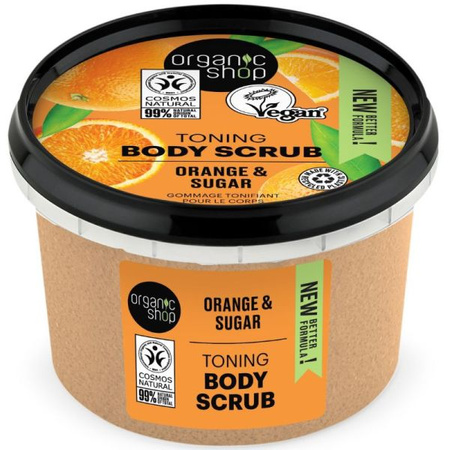 Organic Shop Peeling Scrub Orange & Sugar 250ml Sycylijska Pomarańcza 
