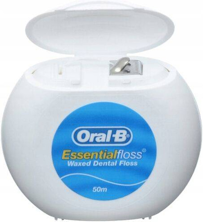 Oral-B Essential Floss Nić Dentystyczna 50m Waxed 