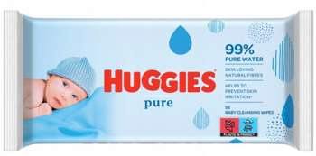 Huggies Chusteczki Dla Dzieci 99% Wody 56szt