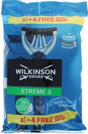 Wilkinson Jednorazowe Maszynki Do Golenia Xtreme 3 Ultimate 12szt 