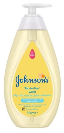 Johnsons Baby TOP-to-TOE Żel Do Mycia Ciała i Włosów 500ml