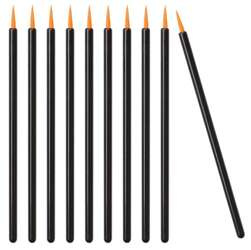 10x Pędzelek Do Zdobienia Paznokci Liner Cieniutki