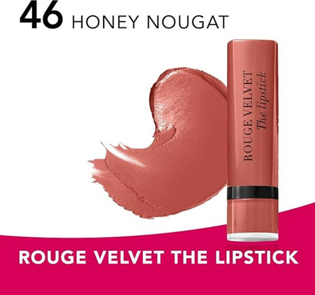 Bourjois Rouge VELVET Pomadka Matowa 46 Honey Nugat