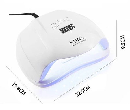Vera Lampa Do Paznokci SUN X 54W Biała