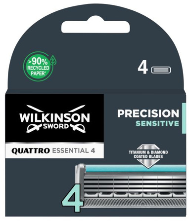 Wilkinson QUATTRO ESSENTIAL 4 Zapasowe Wkłady Ostrza 
