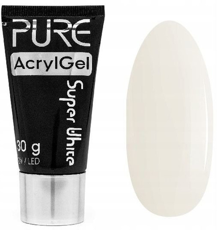 Pure Nails AcrylGel Akrylożel 30g Super White Biały