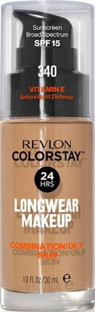 Revlon Colorstay C/O Podkład z Pompką Cera Tłusta Mieszana 340 Early Tan 30ml