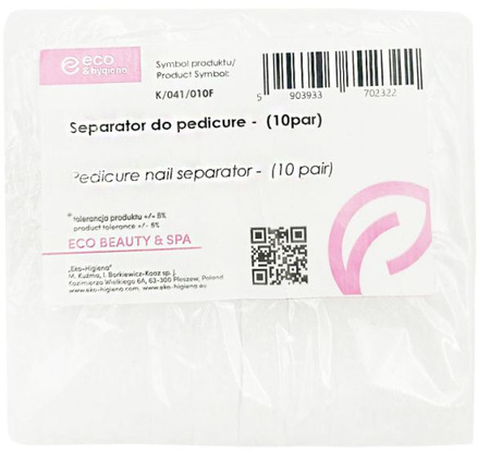 Separatory Separatorki Do Pedicure Piankowe 10 par