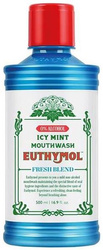 Euthymol Icy Mint Mouthwash Płyn Do Płukania Ust Bezalkoholowy 500ml