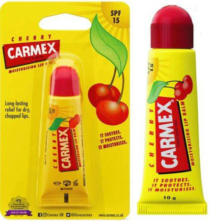 Carmex Nawilżający Balsam Do Ust w Tubce Cherry SPF15 10g