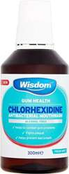 Wisdom Chlorhexidine Płyn Do Płukania Ust  Bezalkoholowy 300ml Fresh Mint