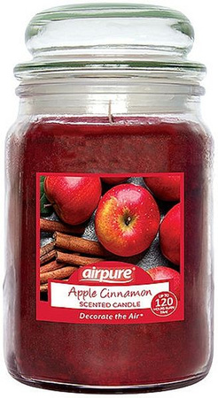 Airpure Scented Candle Świeca Zapachowa 510g Apple Cinnamon 