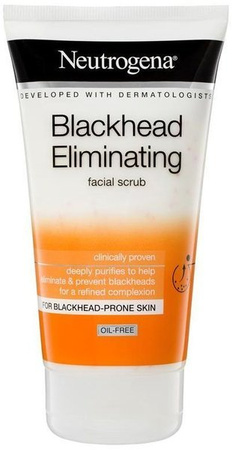 Neutrogena Blackhead Eliminating Scrub Peeling Przeciw Wągrom 150ml