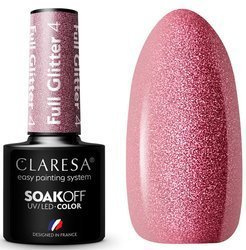 Claresa Lakier Hybrydowy Full Glitter 4