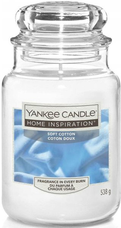 Yankee Candle Świeca Zapachowa 538g Soft Cotton