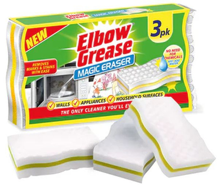 Elbow Grease Magiczna Gąbka Magic Eraser 3szt 