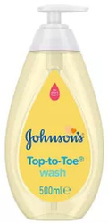 Johnsons Baby TOP-to-TOE Żel Do Mycia Ciała i Włosów 500ml