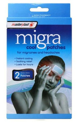 Masterplast MIGRA Plaster Chłodzący Na Migrenowy Ból Głowy 2szt