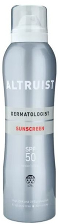 Altruist Dermatologist Sunscreen Spray SPF50 Hypoalergiczny Spray z Wysoką Ochroną 200ml