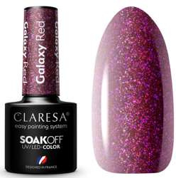 Claresa Lakier Hybrydowy Galaxy Red