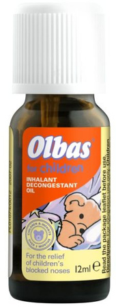Olbas Oil For Children Lagodny Olejek Eteryczny Do Inhalacji Dla Dzieci 3m+ 12ml