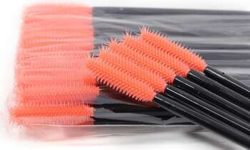 Vera Szczoteczka Spiralna Do Brwi i Rzęs Silikonowa 10szt