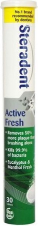 Steradent Active Fresh Tabletki Czyszczące Do Protez 30szt