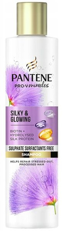 Pantene Szampon PRO-V Mirales Silky & Glowing Biotin 225ml 
