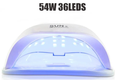 Vera Lampa Do Paznokci SUN X 54W Biała