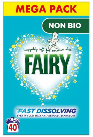 Fairy Non Bio Proszek Do Prania Dla Dzieci I Niemowląt 2,4kg 40 Prań