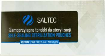 Saltec 90x135 Samoprzylepne Torebki Foliowo Papierowe Do Sterylizacji 200szt