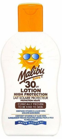 Malibu KIDS High Protection Lotion Do Opalania 30SPF 200ml 