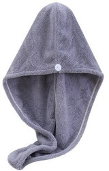 Vera Ręcznik Turban z Mikrofibry Do Suszenia Włosów Szary