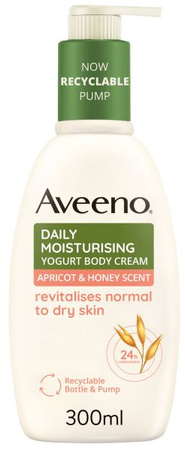 Aveeno Daily Moisturising Yogurt Apricort & Honey Scent 300ml