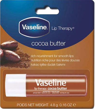 Vaseline Lip Care Balsam Do Ust Cocoa Butter 