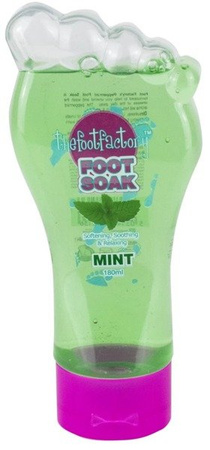 Foot Factory FOOT SOAK Żel Zmiękczjący Do Stóp MINT 180ml 