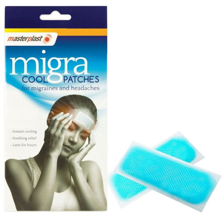 Masterplast MIGRA Plaster Chłodzący Na Migrenowy Ból Głowy 2szt