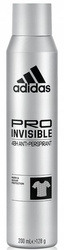 Adidas MAN PRO INVISIBLE 48H Antyperspirant 200ml