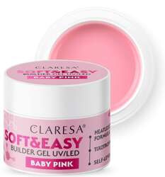 Claresa Żel Budujący SOFT&EASY Baby Pink 45g