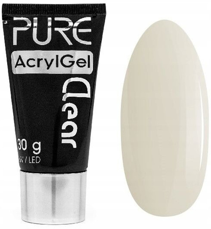 Pure Nails AcrylGel Akrylożel 30g Clear Przezroczysty