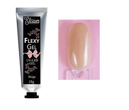Elisium Flexy Gel Do Stylizacji Paznokci BEIGE 25g