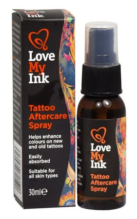 Love My Ink Tattoo Aftercare Spray Do Pielęgnacji i Ochrony Tatuażu