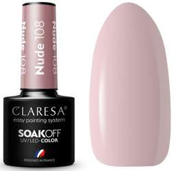 Claresa Lakier Hybrydowy Nude 108