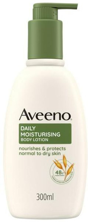 Aveeno Daily Moisurising Body Lotion Bezzapachowy Balsam Do Ciała Z Pompką 300ml